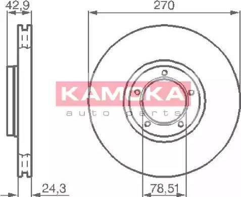 Kamoka 1031698 - Əyləc Diski furqanavto.az