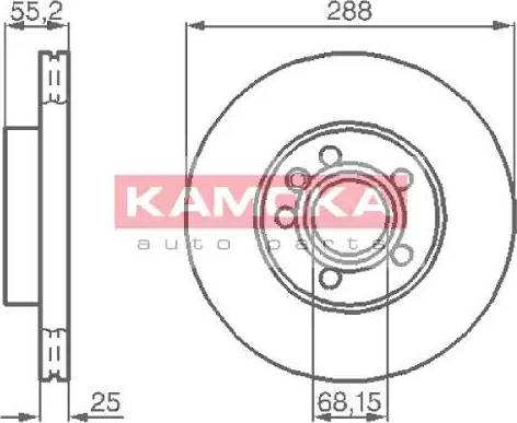 Kamoka 1031692 - Əyləc Diski furqanavto.az