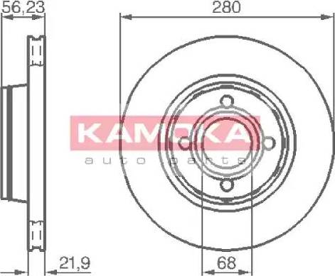 Kamoka 1031034 - Əyləc Diski furqanavto.az