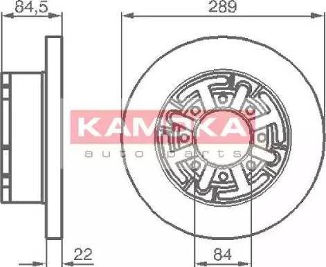 Kamoka 103281 - Əyləc Diski furqanavto.az