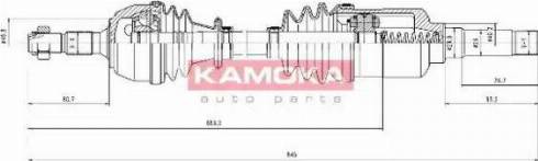 Kamoka CT1138906 - Sürücü mili furqanavto.az