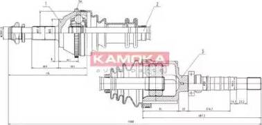 Kamoka CT1138914 - Sürücü mili furqanavto.az