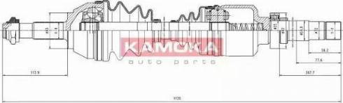 Kamoka CT1138916A - Sürücü mili furqanavto.az