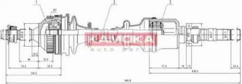 Kamoka CT1138925A - Sürücü mili furqanavto.az