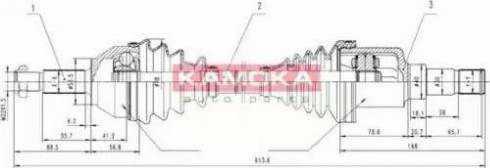 Kamoka FD1138927 - Sürücü mili furqanavto.az