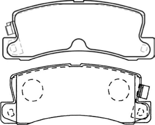 Kavo Parts BP-9059 - Əyləc altlığı dəsti, əyləc diski furqanavto.az