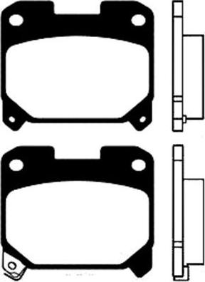 Kavo Parts BP-9056 - Əyləc altlığı dəsti, əyləc diski furqanavto.az