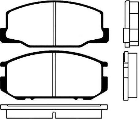 Kavo Parts BP-9004 - Əyləc altlığı dəsti, əyləc diski furqanavto.az