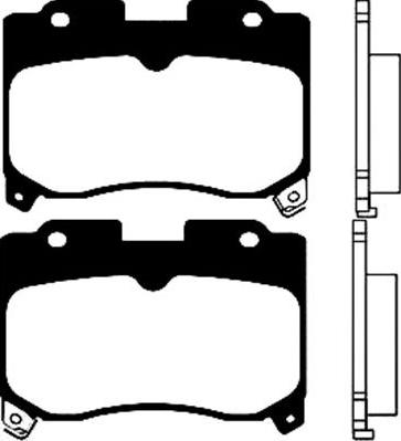 Kavo Parts BP-9034 - Əyləc altlığı dəsti, əyləc diski furqanavto.az