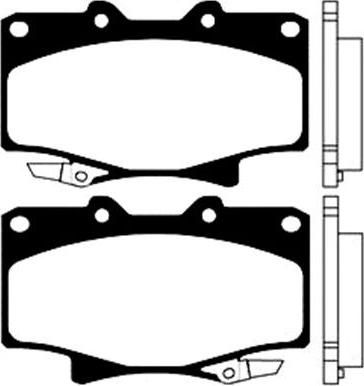 Kavo Parts BP-9029 - Əyləc altlığı dəsti, əyləc diski furqanavto.az