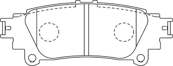 Kavo Parts BP-9149 - Əyləc altlığı dəsti, əyləc diski furqanavto.az