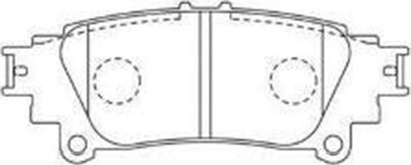 Kavo Parts BP-9142 - Əyləc altlığı dəsti, əyləc diski furqanavto.az