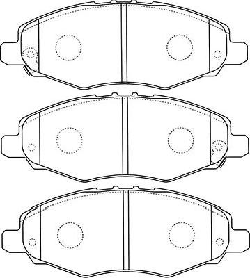 Kavo Parts BP-9113 - Əyləc altlığı dəsti, əyləc diski furqanavto.az