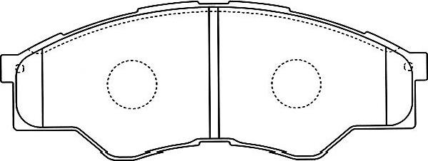 Kavo Parts BP-9126 - Əyləc altlığı dəsti, əyləc diski furqanavto.az