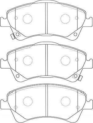 Kavo Parts BP-9128 - Əyləc altlığı dəsti, əyləc diski furqanavto.az