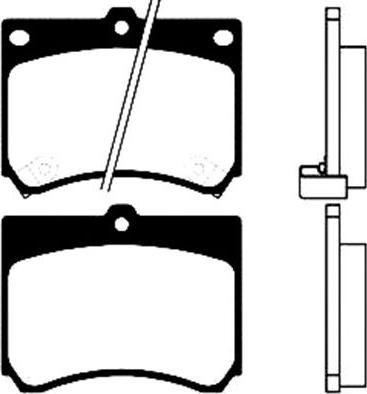 ACDelco AC462281D - Əyləc altlığı dəsti, əyləc diski furqanavto.az