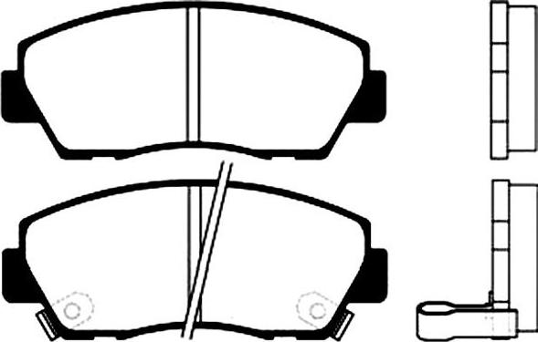 Kavo Parts BP-4513 - Əyləc altlığı dəsti, əyləc diski furqanavto.az