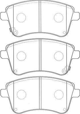 Kavo Parts BP-4025 - Əyləc altlığı dəsti, əyləc diski furqanavto.az