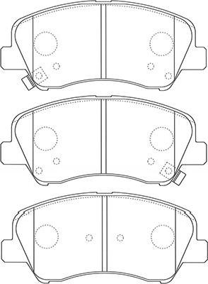 Kavo Parts BP-4026 - Əyləc altlığı dəsti, əyləc diski furqanavto.az