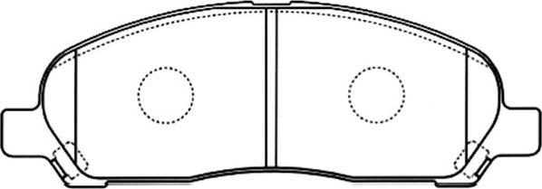 Kavo Parts BP-5550 - Əyləc altlığı dəsti, əyləc diski furqanavto.az