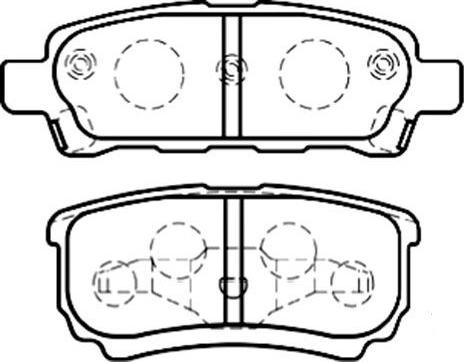 Kavo Parts BP-5538 - Əyləc altlığı dəsti, əyləc diski furqanavto.az