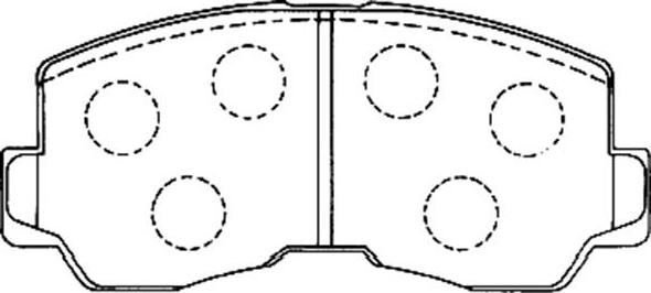 Blue Print ADG04208 - Əyləc altlığı dəsti, əyləc diski furqanavto.az