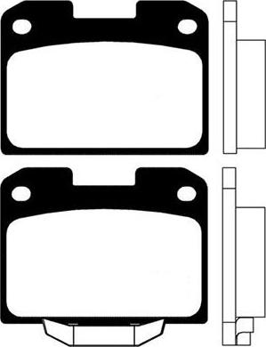 Kavo Parts BP-5525 - Əyləc altlığı dəsti, əyləc diski www.furqanavto.az