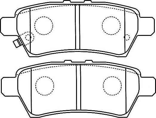 Kavo Parts BP-6595 - Əyləc altlığı dəsti, əyləc diski www.furqanavto.az