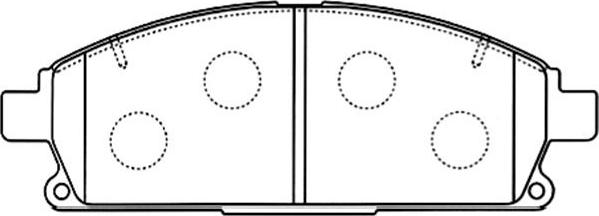 Kavo Parts BP-6569 - Əyləc altlığı dəsti, əyləc diski furqanavto.az