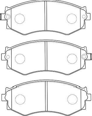 Kavo Parts BP-6604 - Əyləc altlığı dəsti, əyləc diski furqanavto.az