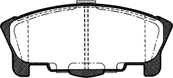 Kavo Parts BP-1508 - Əyləc altlığı dəsti, əyləc diski furqanavto.az