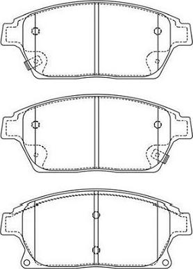 Kavo Parts BP-1020 - Əyləc altlığı dəsti, əyləc diski furqanavto.az