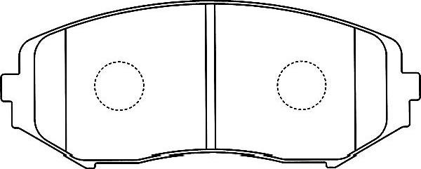 Kavo Parts BP-8528 - Əyləc altlığı dəsti, əyləc diski furqanavto.az