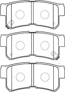 Kavo Parts BP-3019 - Əyləc altlığı dəsti, əyləc diski furqanavto.az