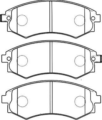 Kavo Parts BP-3025 - Əyləc altlığı dəsti, əyləc diski furqanavto.az