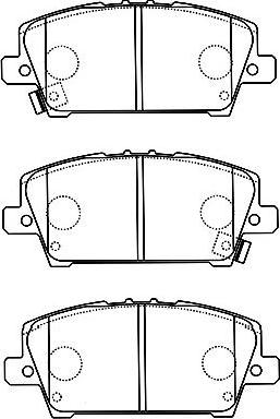 Kavo Parts BP-2050 - Əyləc altlığı dəsti, əyləc diski furqanavto.az