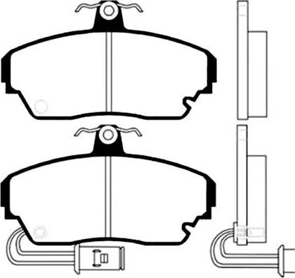 Kavo Parts BP-2009 - Əyləc altlığı dəsti, əyləc diski furqanavto.az