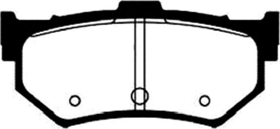 Kavo Parts BP-2026 - Əyləc altlığı dəsti, əyləc diski furqanavto.az