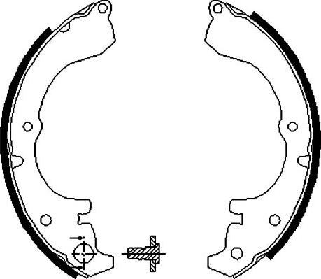 Kavo Parts KBS-9928 - Əyləc Başlığı Dəsti furqanavto.az