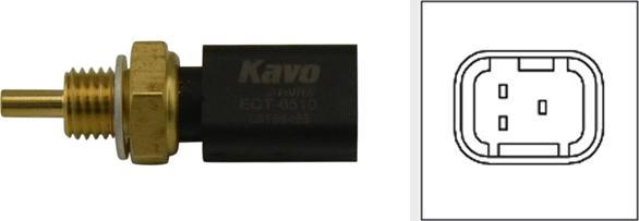 Kavo Parts ECT-6510 - Sensor, soyuducu suyun temperaturu furqanavto.az