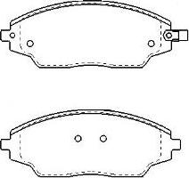 Kavo Parts KBP-1021 - Əyləc altlığı dəsti, əyləc diski furqanavto.az