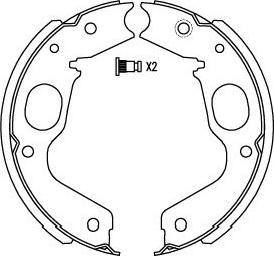 Kavo Parts KBS-6409 - Əyləc Başlığı Dəsti furqanavto.az