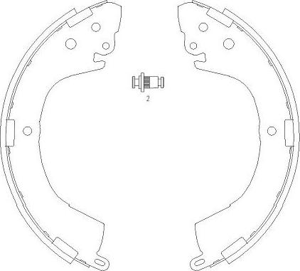 Kavo Parts KBS-6406 - Əyləc Başlığı Dəsti furqanavto.az