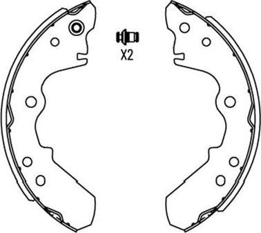 Kavo Parts KBS-3902 - Əyləc Başlığı Dəsti furqanavto.az