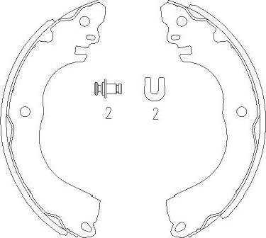 Kavo Parts KBS-7416 - Əyləc Başlığı Dəsti furqanavto.az