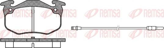 Kawe 0144 92 - Əyləc altlığı dəsti, əyləc diski furqanavto.az