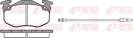 Kawe 0144 32 - Əyləc altlığı dəsti, əyləc diski furqanavto.az