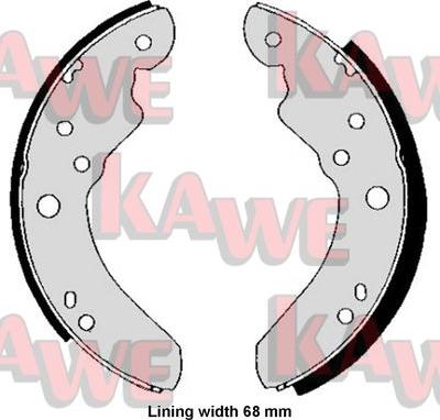 Kawe 01200 - Əyləc Başlığı Dəsti furqanavto.az