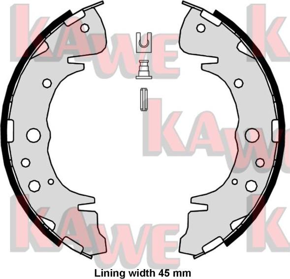 Kawe 08020 - Əyləc Başlığı Dəsti furqanavto.az