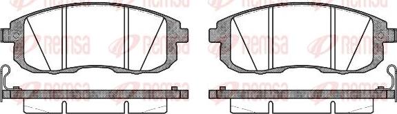 Kawe 0293 14 - Əyləc altlığı dəsti, əyləc diski furqanavto.az